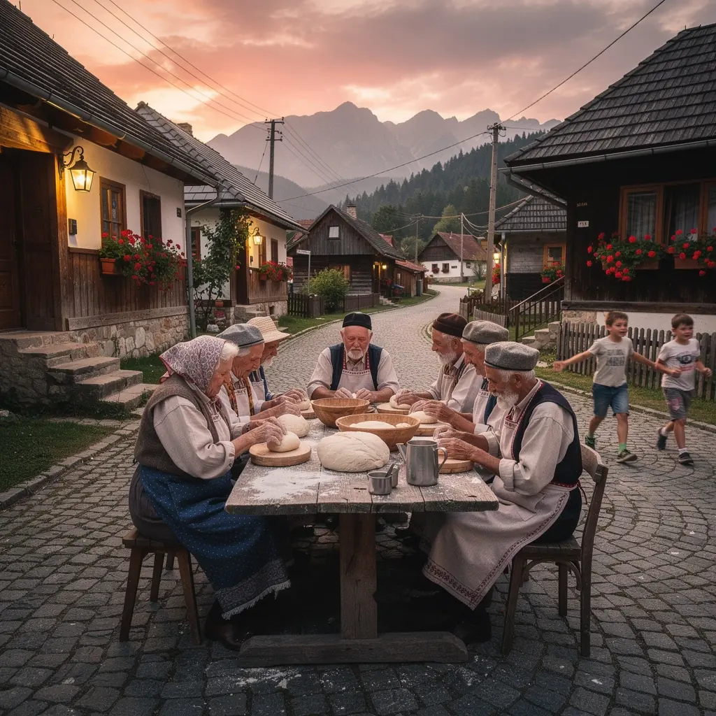 A serene river winding through picturesque landscapes, reflecting the vibrant colors of autumn foliage.